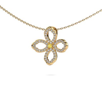 Necklace Chelsea 585 gold yellow sapphire 2 mm