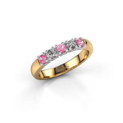 Ring Rianne 5 585 Gold Pink Saphir 2.7 mm