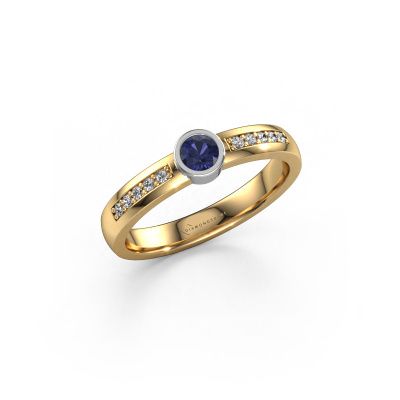 Ring Ise 2 585 gold sapphire 4 mm