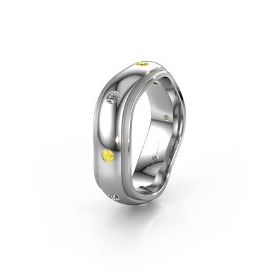 Alliance WH2051L26DP 950 platine saphir jaune ±6x2.4 mm