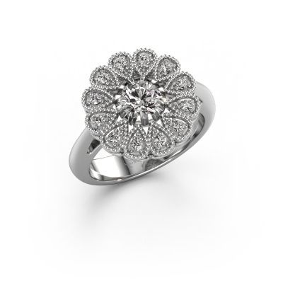 Engagement ring Kaat 585 white gold lab-grown diamond 0.680 crt