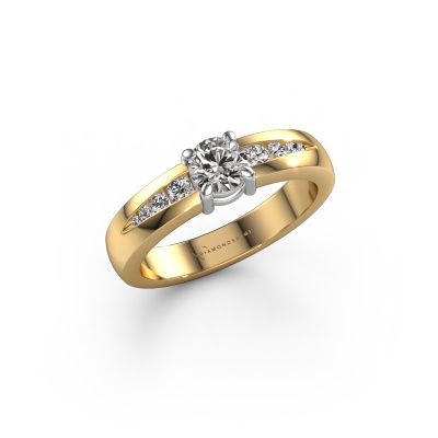 Engagement ring Zohra 585 gold diamond 0.577 crt