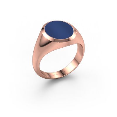 Siegelring Herman 3 585 Roségold Lapislazuli 13x11 mm