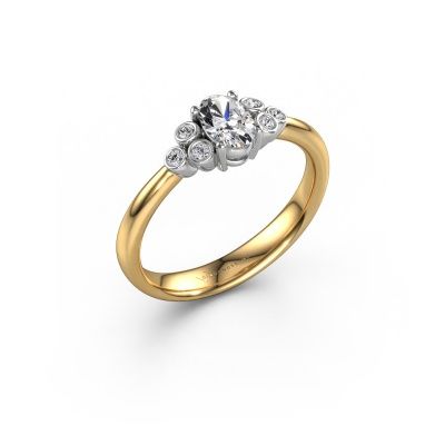 Engagement ring Lucy 1 585 gold lab-grown diamond 0.472 crt