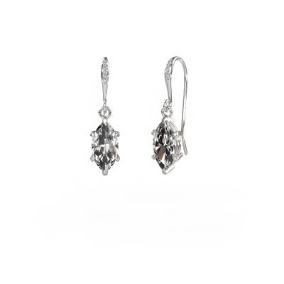 Pendants d'oreilles Laurie MRQ 2 950 platine diamant 2.53 crt