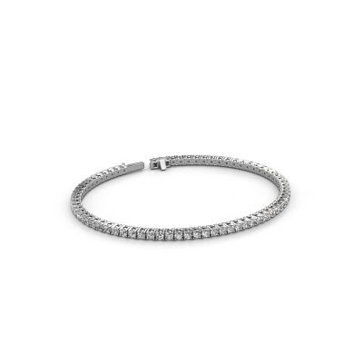 Bracelet tennis Shirley 2.2 Lab 585 or blanc diamant synthétique 2.79 crt