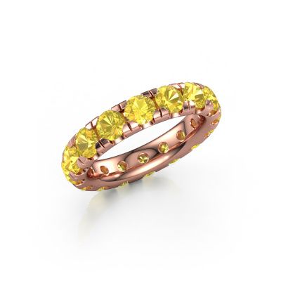 Vorsteckring Jackie 4.0 585 Roségold Gelb Saphir 4 mm