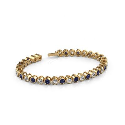 Tennis bracelet Allegra 4 mm 585 gold sapphire 4 mm