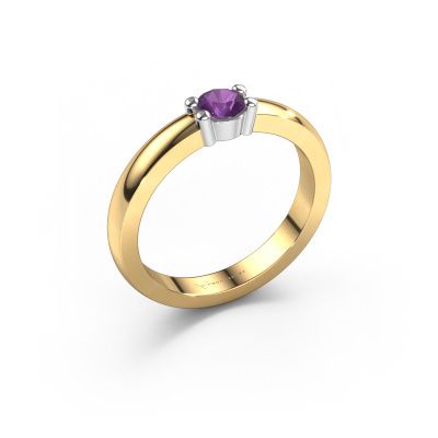 Ring Yasmin 1 585 gold amethyst 4 mm