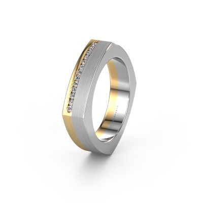 Bague de mariage WH2005L 585 or jaune diamant ±5x2 mm