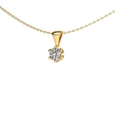 Necklace Fran 585 gold diamond 0.40 crt