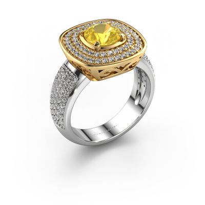 Ring Eliana 585 gold yellow sapphire 6 mm