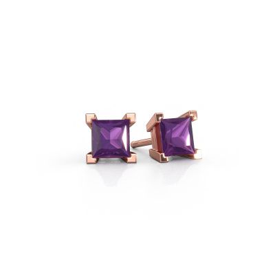 Ohrsteckers Ariane 585 Roségold Amethyst 5 mm