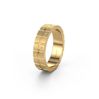 Bague d'amitié WH2011L 585 or jaune saphir jaune ±5x1.8 mm