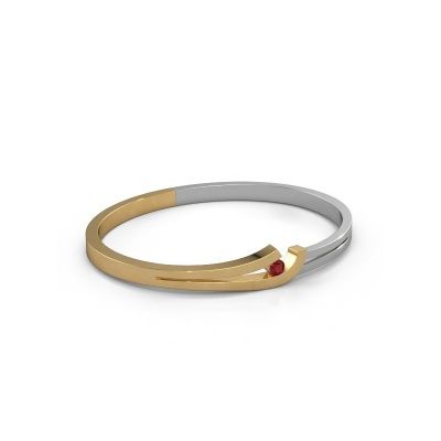 Bracelet jonc Yentl 585 or jaune rubis 3.7 mm