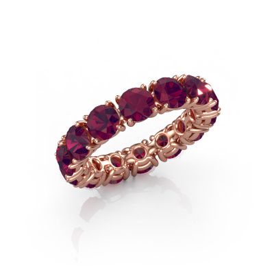 Ring Vivienne 4.7 585 Roségold Rhodolit 4.7 mm