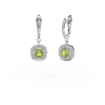 Ohrhänger Marlotte 2 585 Weißgold Peridot 5 mm