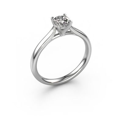 Engagement ring Mignon rnd 1 585 white gold zirconia 5 mm