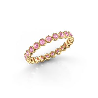 Ring Mariam 0.03 585 Gold Pink Saphir 2 mm