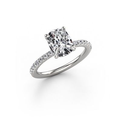 Engagement ring Crystal CSH 4 950 platinum lab grown diamond 1.81 crt