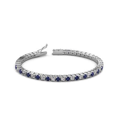 Bracelet tennis Karin 3.5 mm 585 or blanc diamant 4.32 crt