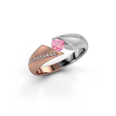 Ring Hojalien 2 585 Roségold Pink Saphir 4 mm