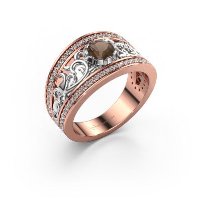 Ring Marilee 585 Roségold Rauchquarz 5 mm