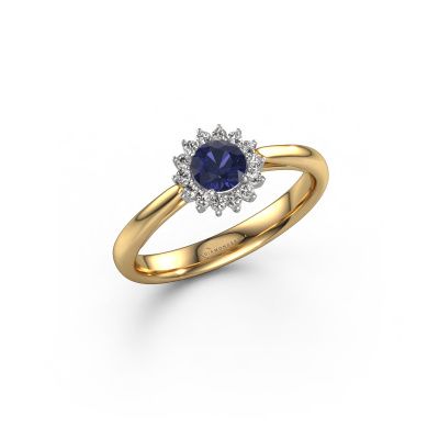 Engagement ring Tilly RND 1 585 gold sapphire 4.2 mm