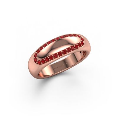 Alliance Danique 585 or rose rubis ±6x3 mm