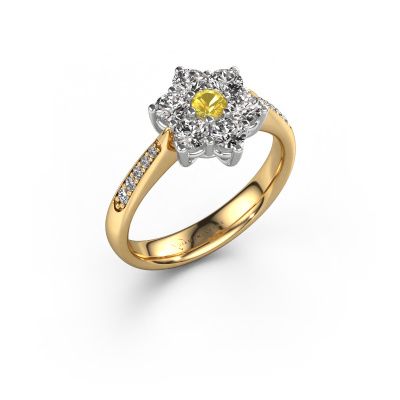 Verlobungsring Chantal 2 585 Gold Gelb Saphir 1.7 mm