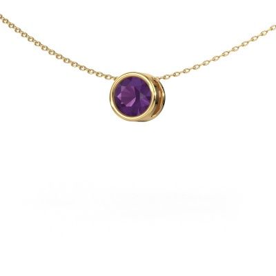 Pendant Lavon RND 585 gold amethyst 6.5 mm