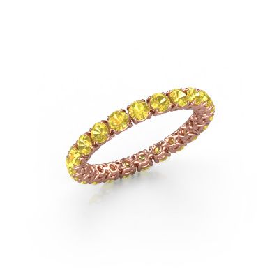 Ring Vivienne 2.7 585 rose gold yellow sapphire 2.7 mm