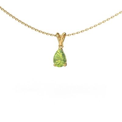 Pendentif Sam PER 585 or jaune péridot 7x5 mm