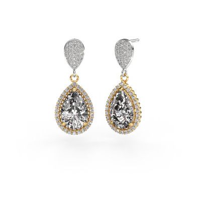 Drop earrings Tilly per 2 585 gold diamond 6.690 crt
