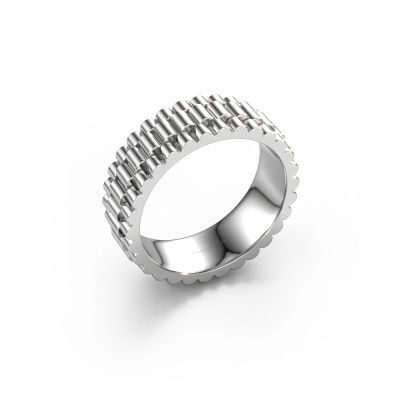 Herrenring Zenn 585 Weißgold