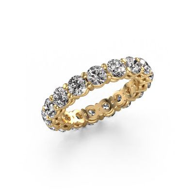 Stackable ring Michelle full 3.7 585 gold zirconia 3.7 mm
