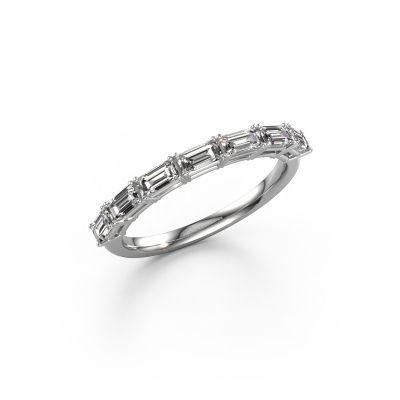 Ring Vivienne half EME 585 white gold diamond 1.05 crt