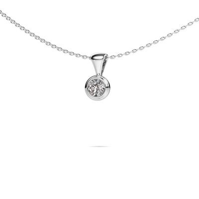 Pendant Lieke 950 platinum diamond 0.30 crt