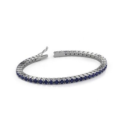 Tennis bracelet Karin 3.5 mm 585 white gold sapphire 3.5 mm