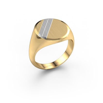 Signet ring Timo 5 585 gold