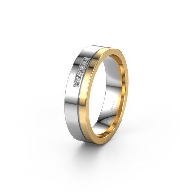 Ehering WH0307L15AP 585 Weißgold Diamant ±5x1.7 mm
