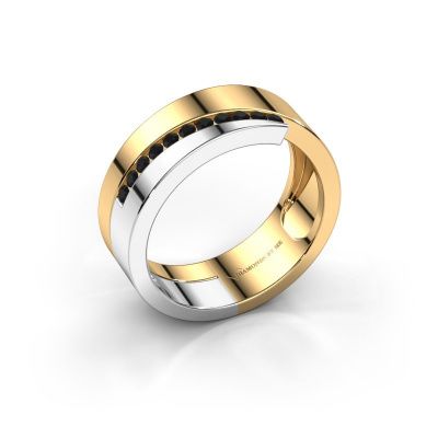 Ring Loma 585 Gold Schwarz Diamant 0.198 crt