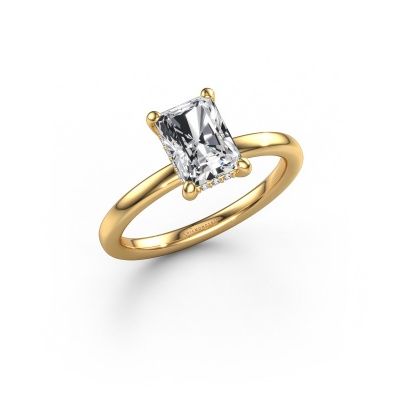 Engagement ring Simone RAD 2 585 gold lab-grown diamond 1.57 crt