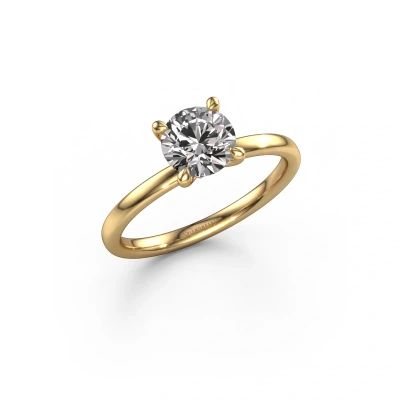 Engagement ring Crystal RND 1 585 gold diamond 1.00 crt
