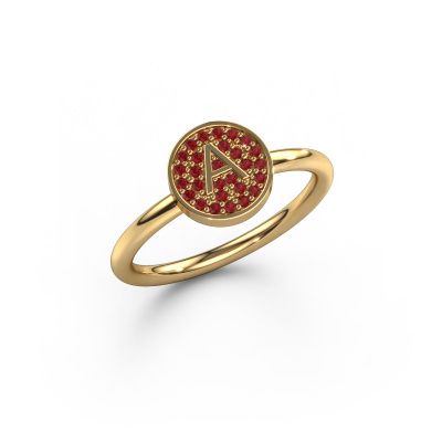 Ring Initial ring 021 585 Gold Rubin