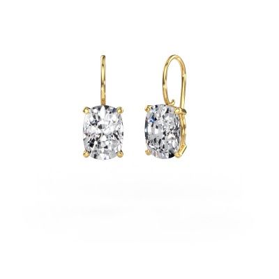 Drop earrings Cleo CSH 585 gold lab grown diamond 9.00 crt