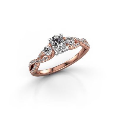 Verlobungsring Marilou CUS 585 Roségold Diamant 0.86 crt