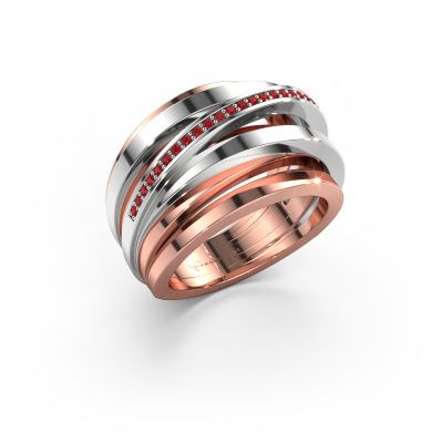 Ring Swinda 585 rose gold ruby 1 mm