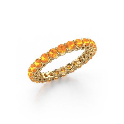 Stackable ring Michelle full 2.7 585 gold citrin 2.7 mm