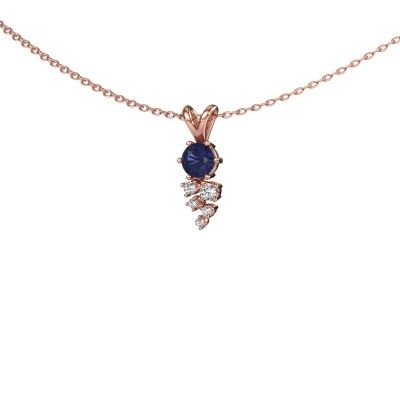 Pendant Royce 585 rose gold sapphire 4 mm